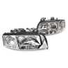 TYC Fits Audi A6 Sedan 2001~2004 | Headlights Head Lights Front Lamps (Halogen Type) | Pair of LH LHS Left Hand + RH RHS Right Hand