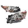 Set / Pair LH+RH Head Light Lamp (Amber) For Mazda 3 BL Sedan / Hatch 2009~2013