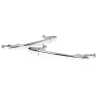 Pair LH+RH REAR Outer Door Handle Chrome For Toyota Camry CV40 Series 2006~2011