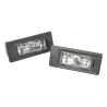 Set Pair LH+RH Number License Plate Light Lamp For VW Volkswagen Passat B8 14~20