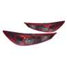 Pair LH+RH Tail Light + Inner Boot Lid Lamp LED For Mazda 3 BM BN Sedan 13~19