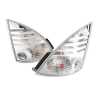 TYC Fits Hino Ranger Pro 500 Series FC FD GD FG FL FM 2003~On | Corner Lights Indicator Lamps (Clear Lens) | Pair of LH Left + RH Right