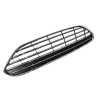 Ozeparts Fits Ford Fiesta WZ 2013~2018 Ambiente Sport Trend | Main Radiator Upper Grille Top Front Grill (Chrome Black) | 1 Unit