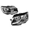 Pair LH+RH Head Light Lamp Halogen For VW Volkswagen Multivan T6 2015~2020