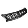 Main Radiator Grille Upper Top Grill Black For Mitsubishi Triton MQ 2015~2018