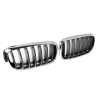 Ozeparts Fits BMW X5 F15 / F85 X5 M 2013~2018 SUV | Main Radiator Upper Kidney Grilles Top Grill (Chrome Black) | Pair LH Left + RH Right