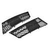 Ozeparts Fits BMW 5 Series E60 E61 LCI Standard 2007~2010 | Front Bumper Bar Grille Lower Side Covers Inserts (Black) | Pair of Left + Right