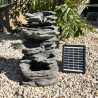 Solar Cascading Layer Water Fountain