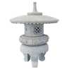 Maru Yukimi Ishidoro 60cm Natural Stone Lantern Japanese Garden Temple Pagoda