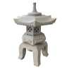 Rokkaku Yukimi Ishidoro 75cm Natural Stone Lantern Japanese Garden Temple Pagoda