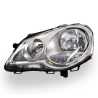 LH LHS Left Hand Head Light Lamp Chrome For VW VolksWagen Polo 9N 2005~2010