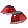 Pair LH+RH Tail Light Rear Lamp LED For VW Volkswagen Golf MK7.5 Hatch 2017~2020