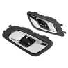 Rear Pair LH+RH Inner Door Handle Chrome For Mazda BT50 UP UR Ute 11~22