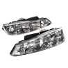 Pair LH+RH Head Light Lamp For Peugeot 406 Series Sedan & Wagon 1999~2003