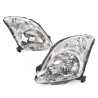 Set / Pair LH+RH Head Light Lamp Chrome For Suzuki Swift Hatch RS415 2005~2010