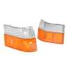 Set Pair LH+RH Park Indicator Lamp Corner Light For Toyota Hiace RZH 1989~2005