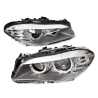 TYC Fits BMW 5 Series F10 F11 2010~2013 | Headlights Head Lights Front Lamps (Halogen, Non Xenon Type) | Pair of LH Left Hand + RH RHS Right Hand