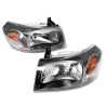 TYC Fits Ford Transit Van VH VJ 2002~2006 | Headlights Head Lights Front Lamps (Black) | Pair of LH Left Hand (Passenger) + RH Right Hand (Driver)