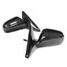 TYC Fits Honda Civic EK Hatch Coupe 1995~2001 | Manual Door Mirrors Assembly (Black) | Pair of LH LHS Left Hand + RH RHS Right Hand