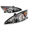 Fits Toyota Camry CV36 2002~2004 Set / Pair LH + RH Head Light Front Lamp Black