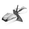 Pair LH+RH Electric Door Mirror Chrome For Toyota Landcruiser Prado J120 02~09