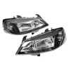 Set Pair LH LHS + RH RHS Head Light Lamp (Black) For Holden Astra TS 1998~2006