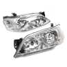 TYC Fits Ford Falcon Futura Fairmont BA BF Series 1 2002~2006 | Headlights Head Lights Front Lamps Chrome | Pair of LH Left Hand + RH Right Hand