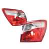 TYC Fits Nissan Dualis 5 & 7 Seater J10 Series 2 2010~2014 | Tail Lights Rear Lamps (LED) | Pair of LH Left Hand (Passenger) + RH Right Hand (Driver)