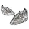 DEPO Fits Honda Civic EU 7th Generation 2000~2003 5 Door Hatch | Headlights Head Lights Front Lamps | Pair of LH Left (Passenger) + RH Right (Driver)