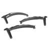 Ozeparts Fits BMW X5 E70 2007~2013 / X6 E71 E72 2008~2014 | Inner Door Handle Pull Trims Covers Base (Black) | Set of 3 Pcs (Front LH + Rear LH + RH)