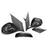 Set Pair LH+RH Manual Side Door Mirror Prime For Suzuki Alto GF Hatch 2009~2014