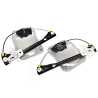 REAR Pair LH+RH Electric Door Window Regulator W/ Panel For SKODA Fabia 10~14