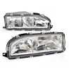 Pair LH+RH Head Light Lamp For Holden Commodore Calais Berlina VL 1986~1988