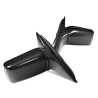 Set Pair LH+RH Electric Door Mirror (Black) For Holden Commodore / Statesman