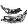 TYC Fits Toyota Corolla ZRE172 Series 2 Sedan 2016~2019 | Headlights Head Lights Front Lamps (Halogen) | Pair of LH Left Hand + RH Right Hand