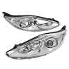 TYC Fits Ford Fiesta WS Hatch Zetec Vin WF0 2008~2012 | Headlights Head Lights Front Lamps (Chrome Projector) | Pair of LH Left Hand + RH Right Hand
