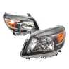 TYC Fits Ford Ranger PK Ute 2009~2011 | Headlights Head Lights Front Lamps (Black) | Pair of LH LHS Left Hand (Passenger) + RH RHS Right Hand (Driver)