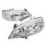 Pair LH+RH Head Light Lamp Chrome For Holden Astra TS Sedan Hatch 98~04 EMark