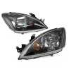 Set / Pair LH+RH Head Light Lamp Black For Mitsubishi Lancer CH VRX 2003~2008