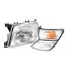 TYC Fits Nissan Patrol GU/Y61 Series 1 Wagon 97~02 Ute Tray Cab Chassis 99~02 | Head Light Lamp + Corner Light | Set 2 Pcs of LH Left Hand (Passenger)