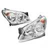 Pair LH+RH Head Light Lamp Chrome For Holden Astra AH Series 2 2004~2010