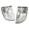 Set LH+RH Corner Light Indicator Lamp Clear For Mercedes Benz E Class W124 86~96
