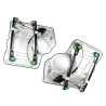 Pair LH+RH Window Regulator With Panel Volkswagen VW Transporter T5 04~15