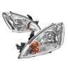 Set Pair LH+RH Head Light Lamp Chrome For Mitsubishi Lancer CH 03~08 Sedan Wagon