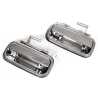 Pair LH+RH REAR Outer Door Handle Chrome For Toyota Prado Series J95 1996~2002
