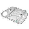 Door Window Regulator Front AM (With Panel No Motor)