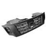 Ozeparts Fits Nissan Navara NP300 D23 Ute 2015~2021 | Main Radiator Upper Grille Top Front Grill (Full Black) | 1 Unit