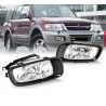 Full Set Fog Light Driving Lamp KIT (Black) For Mitsubishi Pajero NM 2000~2002