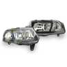 Pair LH+RH Fog Light Daytime Running Lamp 2 Globe For VW VolksWagen Polo 14~17