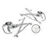 Door Window Regulator Front - Sedan (Electric With 2 Pin Motor) (SET LH+RH)